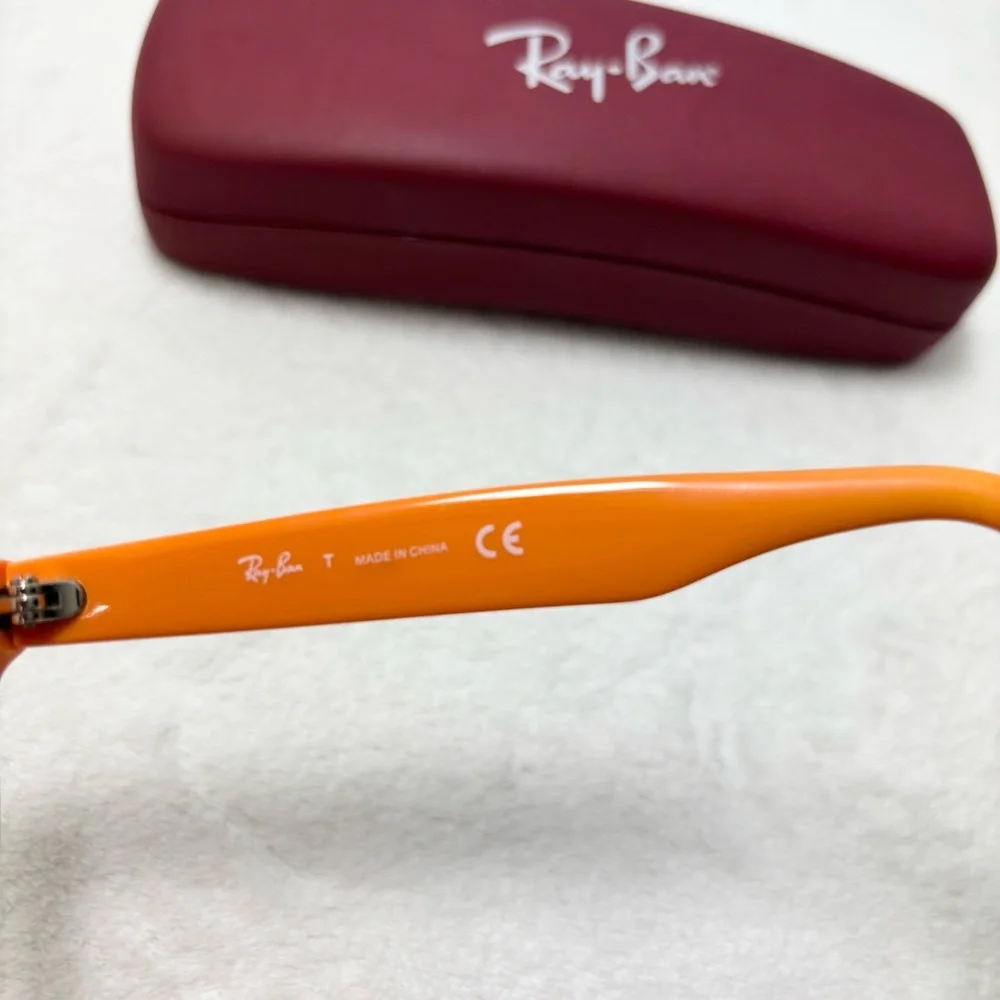 Ray-Ban RB 1528 3661 48 16 130 Tortoise Frame Glasses with‎ Burgundy Case